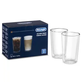 DeLonghi набор стаканов для кофе DLSC319 (2шт) Thermal glasses